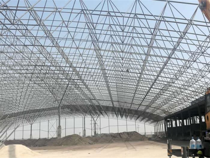 江苏钢厂料仓网架工程